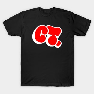 CT Throwie (Red/White) T-Shirt